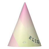 Cute Pink Flamingo Ombre Striped Feesthoedjes (Links)