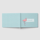 Cute Pink Flamingo on Polka Dots Autograaf Gastenboek (Volledig)