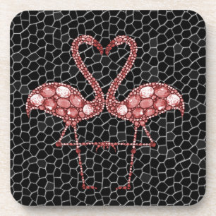 Cute Pink Flamingo Onderzetter