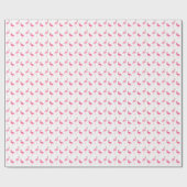 Cute Pink Flamingos Cadeaupapier (Vlak)