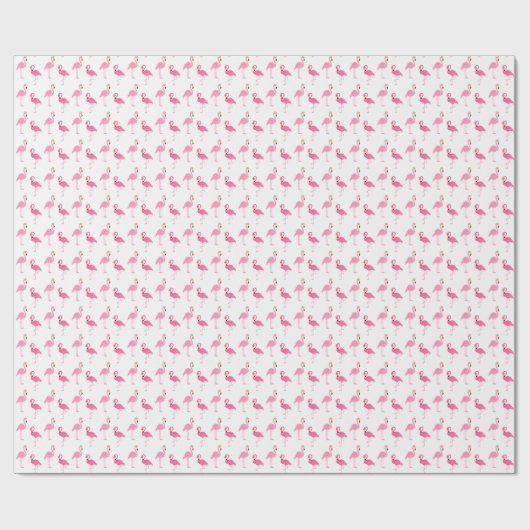 Cute Pink Flamingos Cadeaupapier (Vlak)