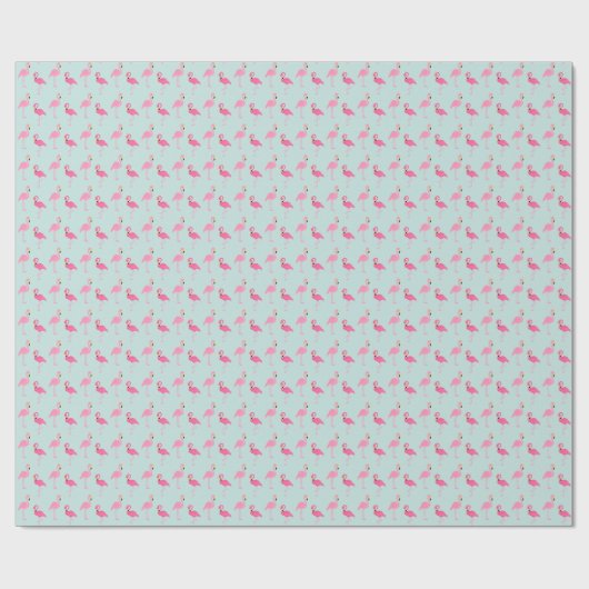 Cute Pink Flamingos Cadeaupapier (Vlak)