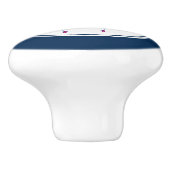 Cute Pink Flamingos in Love Illustration Keramische Knop (Zijkant)