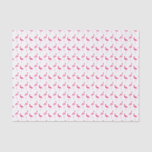 Cute Pink Flamingos Tissuepapier (Voorkant)