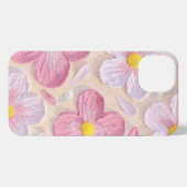 Cute Pink Floral Aesthetic Phone Case 🌸✨ iPhone Hoesje (Achterkant horizontaal)