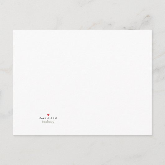 Cute Pink Floral Bunny Bingo Baby shower Game Kaar Uitnodiging Briefkaart (Achterkant)