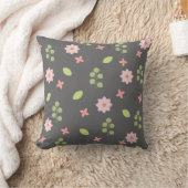 Cute Pink Floral Sierkussen (Deken)