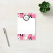 Cute Pink French Bulldog Pattern Post-it® Notes (Kantoor)