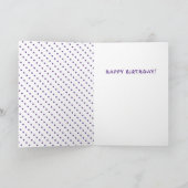 Cute Pink Gecko Lizard Girls Fotokaart op zaterdag Kaart (Binnen)