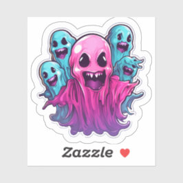 Cute Pink Ghost: Sweet Ghost #8 Sticker