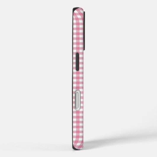 Cute Pink Gingham Pattern Case-Mate iPhone Case (Achterkant / Rechts)