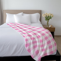 Cute Pink Gingham Pattern