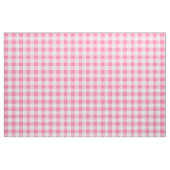 Cute Pink Gingham Pattern Gepersonaliseerd Stof (Yard (91,4 cm))