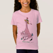 Cute Pink Giraffe T Shirt (Voorkant)