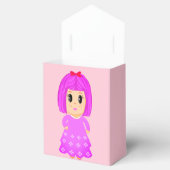 Cute Pink Girl Bedankt Bedankdoosjes (Geopend)