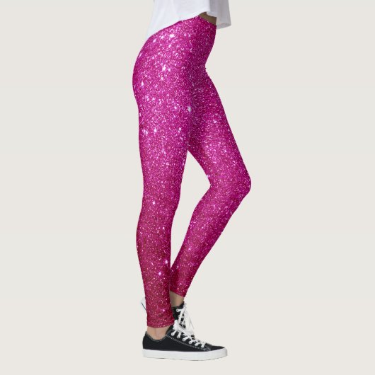 Cute Pink Glitter | Roze leggings (Rechts)