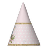 Cute Pink Gold Elephant 1e verjaardag Favors Feesthoedjes (Rechts)