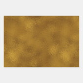 Cute Pink/Gold Kerstpatroon Inpakpapier Vel (Voorkant 3)