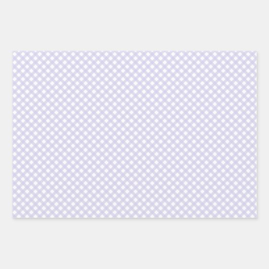 Cute Pink, Green & Lavender Pastel Gingham Pattern Inpakpapier Vel (Voorkant 3)