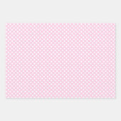 Cute Pink, Green & Lavender Pastel Gingham Pattern Inpakpapier Vel (Voorkant)