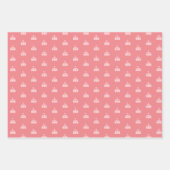 Cute Pink Grey Black Carnival Circus Inpakpapier Vel (Voorkant)