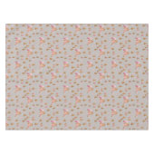 Cute Pink Grey Gingerbrood Candy Canes Tablecloth Tafelkleed (Voorkant (Horizontaal))