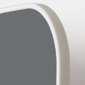 Cute Pink Grey Pickleball Boss  Pickleball Paddle (Links Detail)