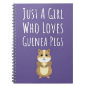 Cute Pink Guinea Pig Gifts For Baby Girls Kids Pet Notitieboek (Voorkant)