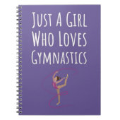 Cute Pink Gymnastics Gifts For Baby Girls Kids  Notitieboek (Voorkant)