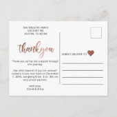 Cute Pink Hallo Foto Baby Aankondigingskaart (Achterkant)