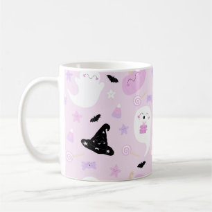 Cute Pink Halloween Koffiemok