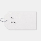 Cute Pink Happy Birthday Cadeaulabel (Achterkant Horizontaal)