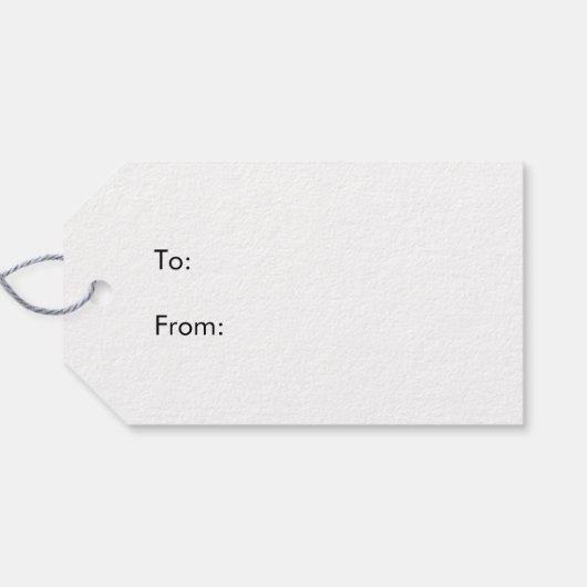 Cute Pink Happy Birthday Cadeaulabel (Achterkant Horizontaal)