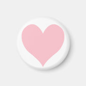 Cute Pink Heart Magneet (Voorkant)