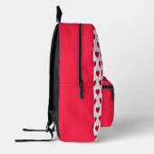 Cute Pink Heart Patroon Bedrukte Rugzak (Links)