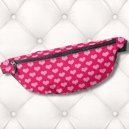 Cute Pink Heart Patroon Heuptasje