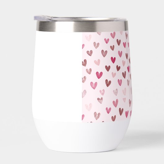 Cute Pink Heart Pattern – Romantic &Stylish Design (Rechts)