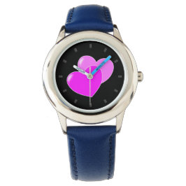 Cute Pink Hearts Beauful Children's Watch Horloge