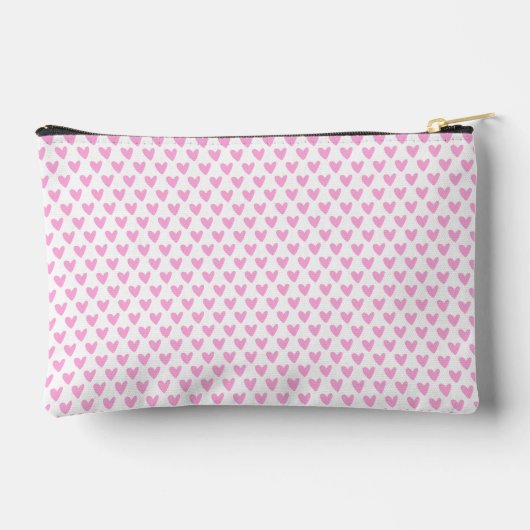 Cute Pink Hearts Patroon Etui (Achterkant)