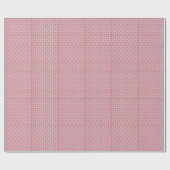Cute Pink Hearts Romantic Pattern valentijn Cadeaupapier (Vlak)