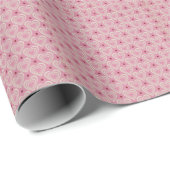 Cute Pink Hearts Romantic Pattern valentijn Cadeaupapier (Rol Hoek)