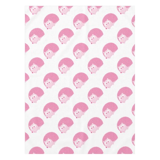 Cute Pink Hedgel Tafelkleed (Voorkant)