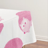 Cute Pink Hedgel Tafelkleed (Voorbeeld)