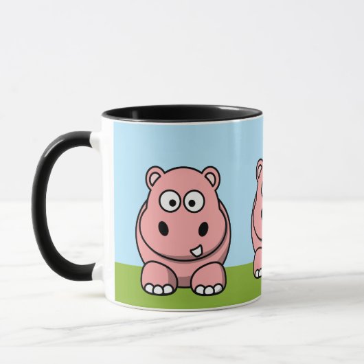 Cute Pink Hippo Mok (Links)