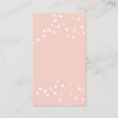 Cute Pink Hot Air Ballon Book voor Baby Informatiekaartje (Achterkant)