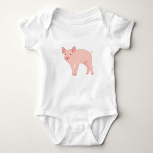 Cute Pink Illustratie Romper (Voorkant)