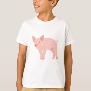 Cute Pink Illustratie T-shirt