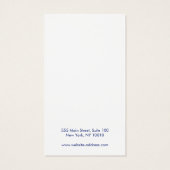 Cute Pink Jewelry Earring Display Visitekaartje (Achterkant)