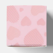 Cute Pink Kawaii Happy Face Cupcake Girls Bedankdoosjes (Bovenkant)