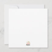 Cute Pink Kerstwinter Flamingo Bird Feestdagenkaart (Achterkant)